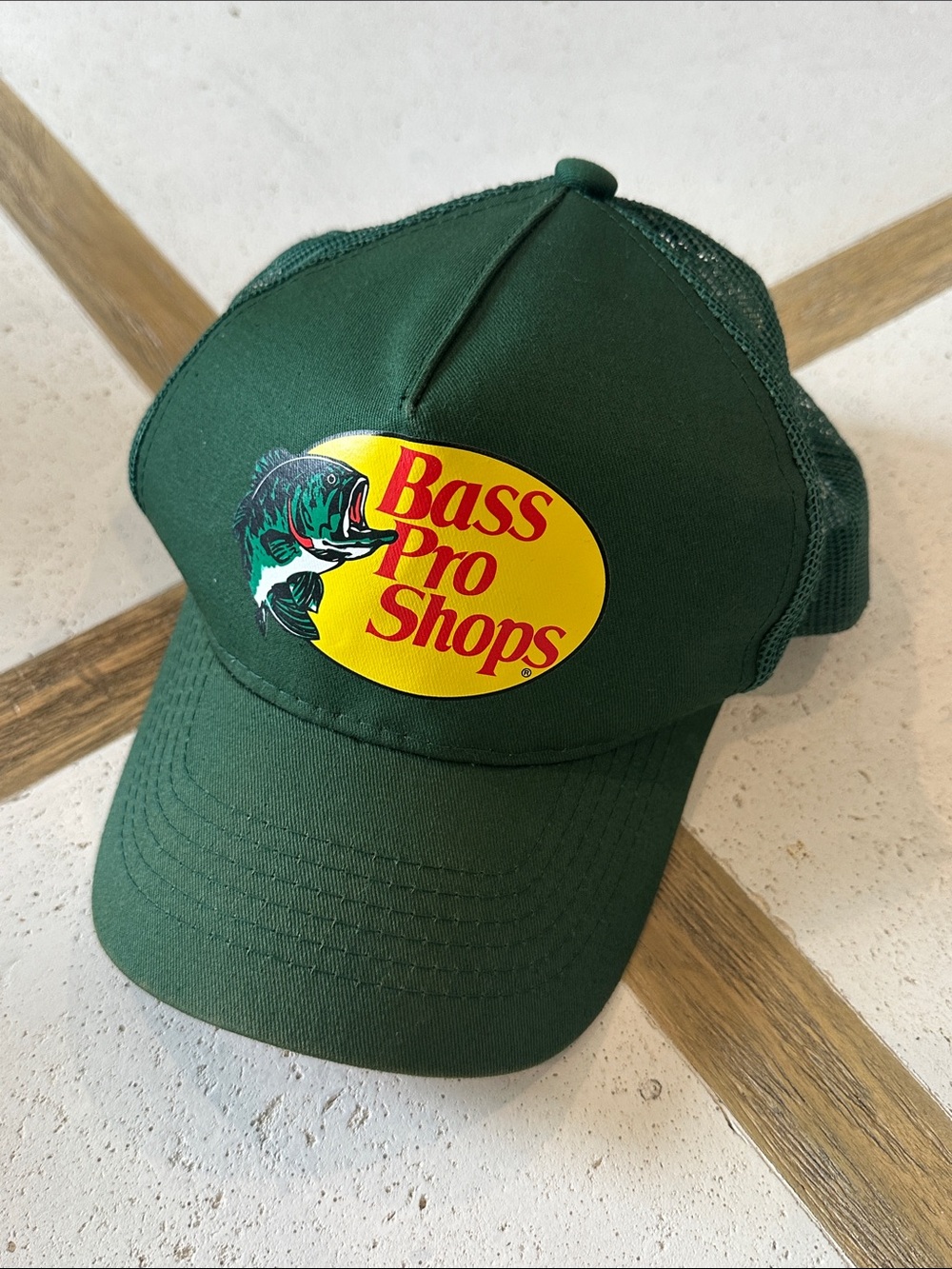 Bass Pro Shops Forest Green Logo Trucker Hat